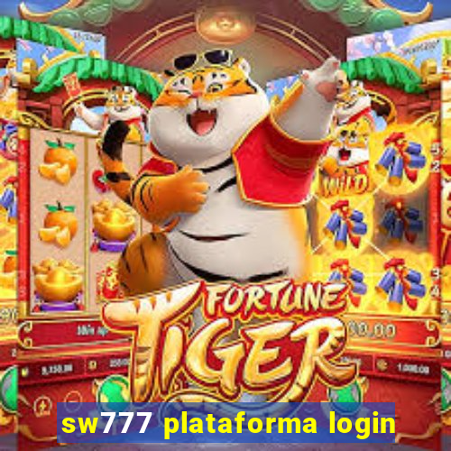 sw777 plataforma login